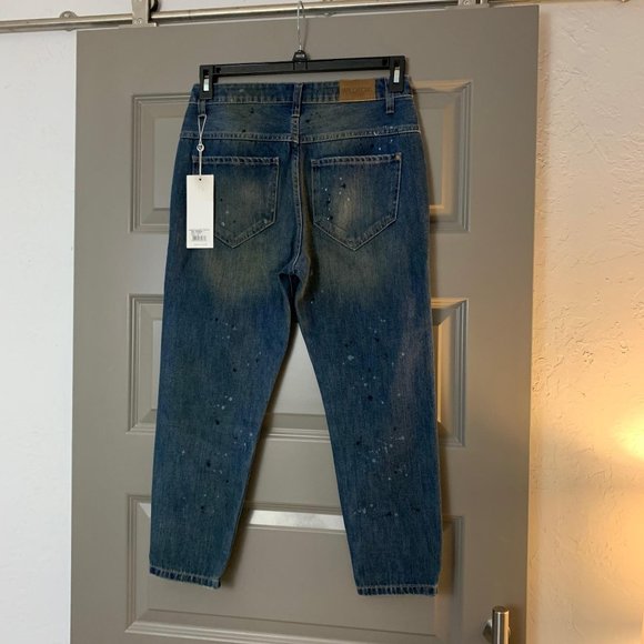 Wildfox Paint Splatter Boyfriend Jeans - Picture 7 of 7